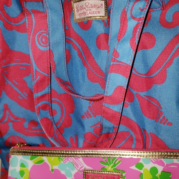 Lilly Pulitzer for Estee Lauder Makeup /Tote Bags - Picture 2 of 6